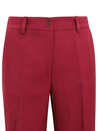 P.a.r.o.s.h Button-front Trousers In Red