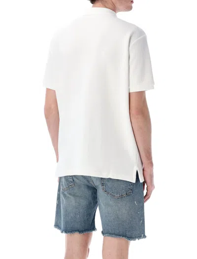 Polo Ralph Lauren Cotton Polo Shirt With Frontal Embroidered Logo In White