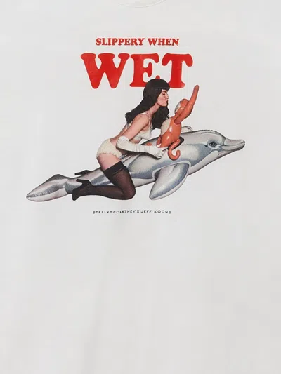 Stella Mccartney Stella Mc Cartney Jeff Koons Cotton Tank Top In White