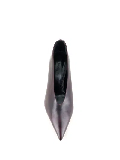 Le Monde Beryl Babouche Heeled Pumps In Brown