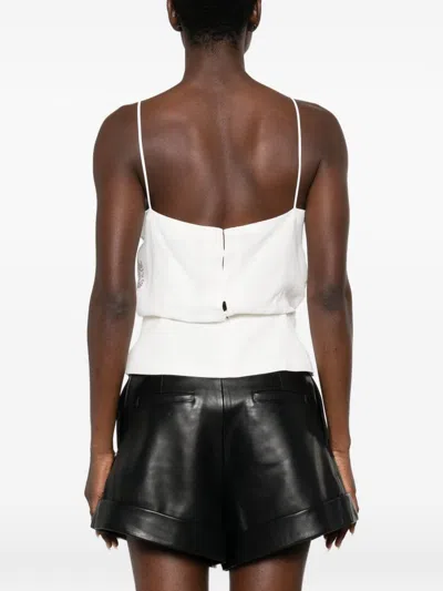 Iro Olympe Embellished Top In White