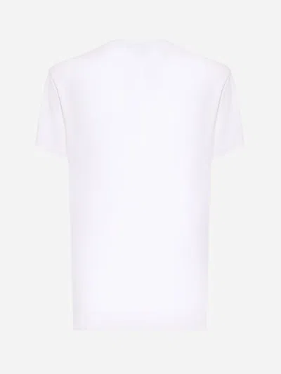 Lacoste Basic Crew Neck Sport Tee In White