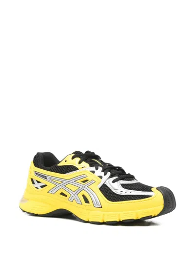 Asics Vibrant Yellow And Black Leather Gel Sd Lite Sneakers In Multi