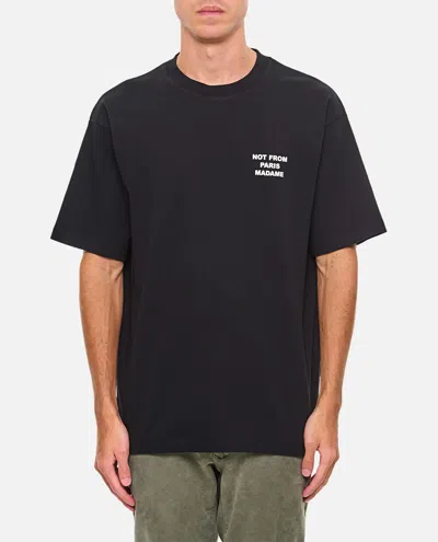 Drôle De Monsieur Drole De Monsieur Le Slogan Classique T-shirt In Black