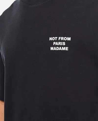 Drôle De Monsieur Drole De Monsieur Le Slogan Classique T-shirt In Black