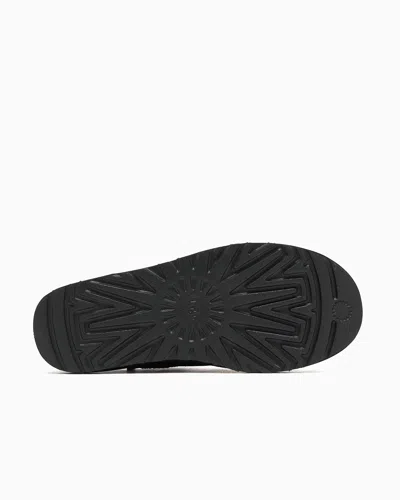 Ugg Classic Micro Suede Sheepskin Boots In Black