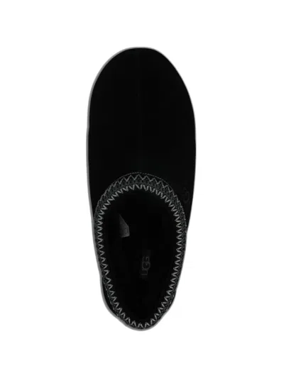 Ugg Tasman Ii 1174671-blk Slipper Men Black Suede Sheepskin Lined Slip-on Gug228