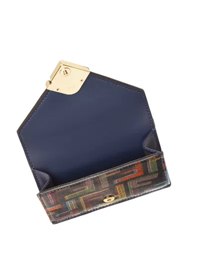 Fendi Ff Diamonds Wallet In Multi