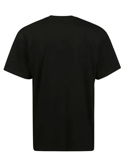 Carhartt American Script Embroidered Logo T-shirt In Black