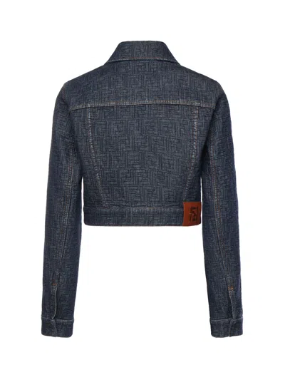 Fendi Brunello Cucinelli Striped Cotton T-shirt In Blue