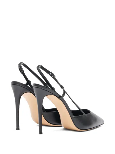 Casadei 100mm Julia Pointed-toe Slingback Heeled Pumps In Black