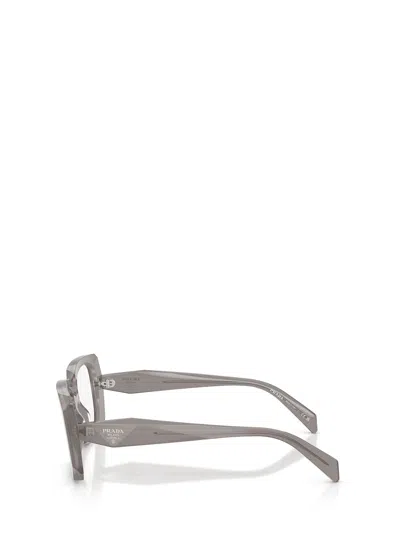 Prada 0pr C09v Translucent Acetate Oversized Square Sunglasses In Gray