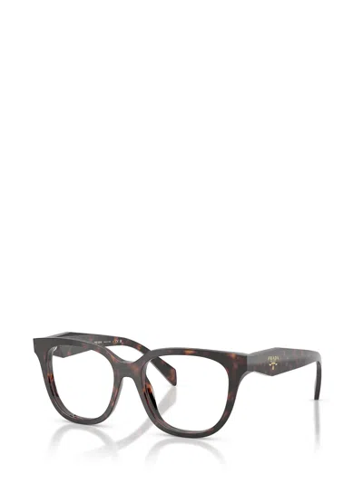 Prada 0pr C06v Oversized Square Frame Acetate Sunglasses In Brown