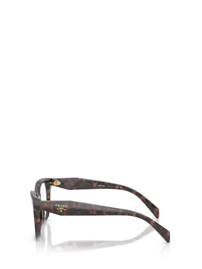 Prada 0pr C06v Oversized Square Frame Acetate Sunglasses In Brown