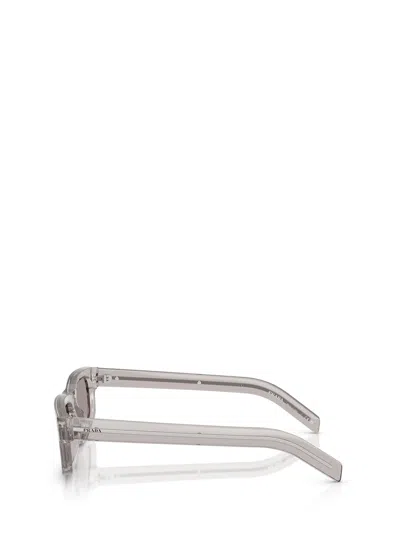 Prada Eyewear Rectangular Frame Sunglasses In Gray