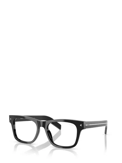 Prada Eyewear Square Frame Glasses In Black
