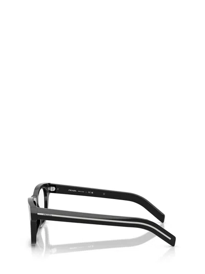 Prada Eyewear Square Frame Glasses In Black