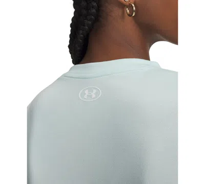 Under Armour Tech Short Sleeve V-neck Solid In Blue