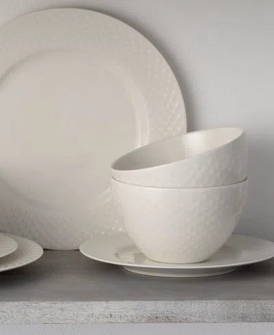 Noritake Kikko 12-pc. Dinnerware Set, Service For 4 In White