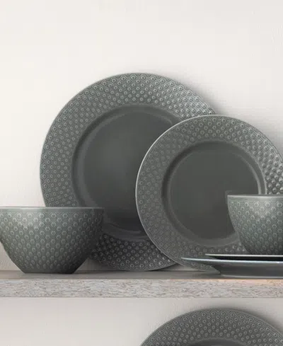 Noritake Kikko 12-pc. Dinnerware Set, Service For 4 In Gray
