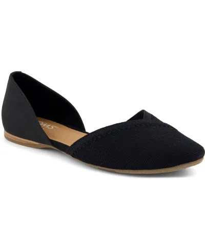 Toms Gemma Flat In Black