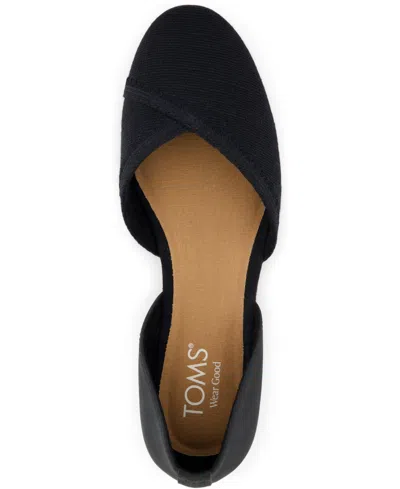 Toms Gemma Flat In Black