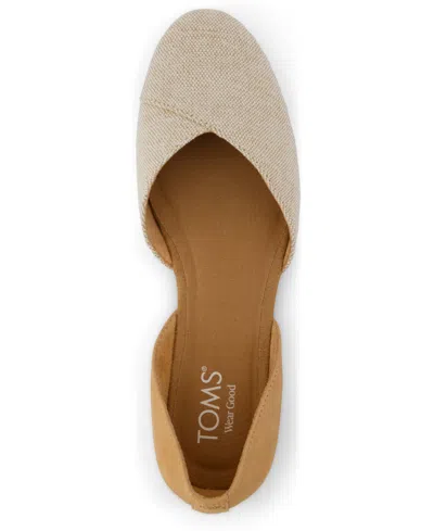 Toms Gemma Flat In Brown