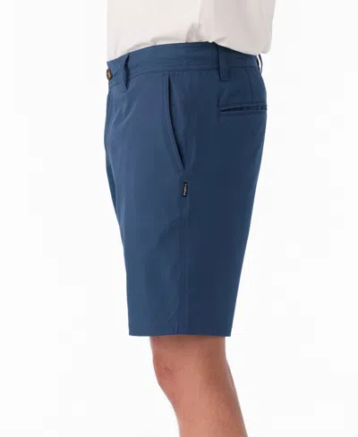 O'neill Reserve Light Check 19-inch Water Resistant Hybrid Shorts In Blue