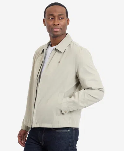Tommy Hilfiger Microfiber Golf Jacket In Neutral