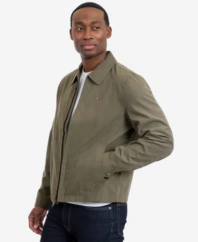 Tommy Hilfiger Microfiber Golf Jacket In Green