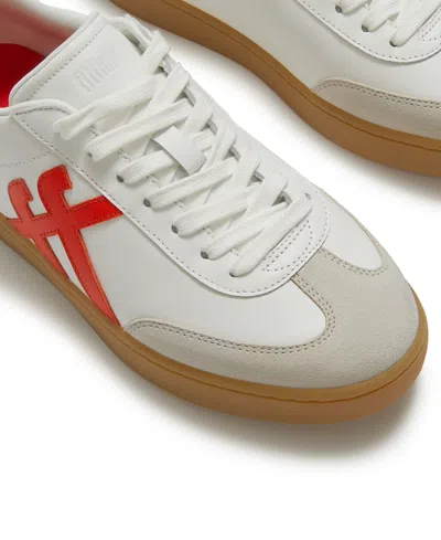 Fitflop The Dash T-toe Leather Sneakers In Multi
