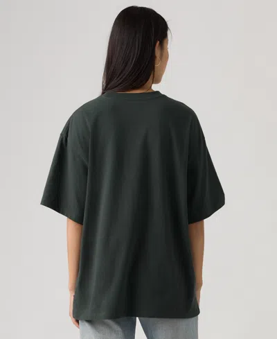 Levi's Graphic Short Stack Tee In Green