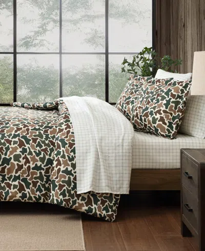 Eddie Bauer Mod Camo Print 7-pc. Comforter Set, Full In Multi