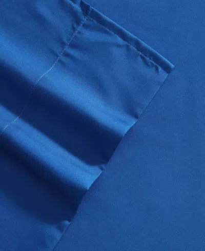 Eddie Bauer Highland Chill Solid Temperature Regulating Microfiber 4-pc. Sheet Set, King In Blue