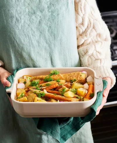 Peugeot Appolia Rectangular Ceramic Baking Dish, 10" X 8" In Sand