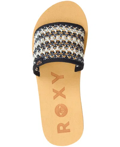 Roxy Riviera Slide Sandal In Black