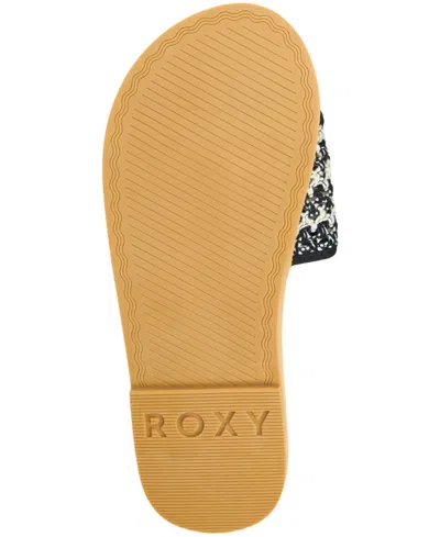 Roxy Riviera Slide Sandal In Black