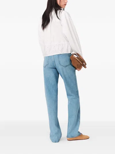 Maje Flared Jeans In Blue