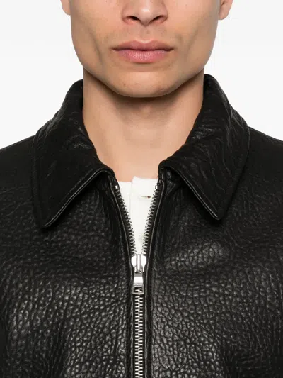 Won Hundred Dutton Leather Jacket In Black