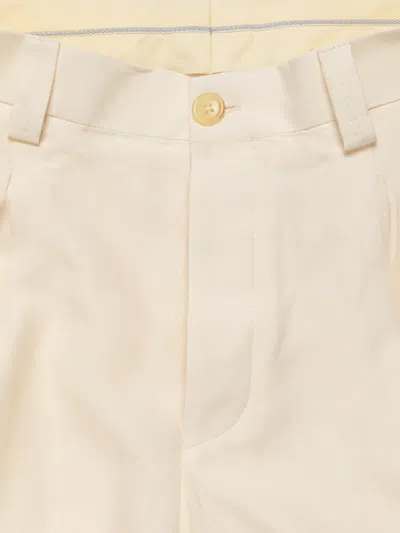 Laneus Button Trousers In Neutral