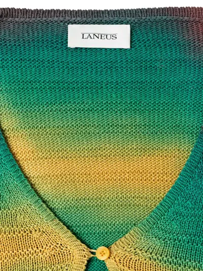 Laneus Front-pocket Cardigan In Multi