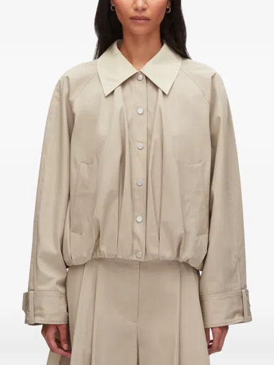 3.1 Phillip Lim Buttoned Jacket In Gray