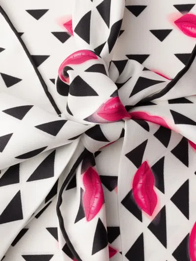 Prada Printed Top In White