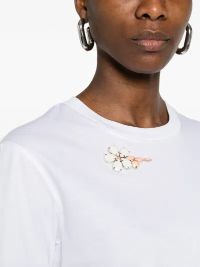 Simone Rocha Appliqué T-shirt In White