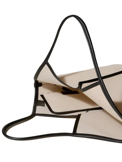 Hereu Callela Cotton Shoulder Bag In Neutral