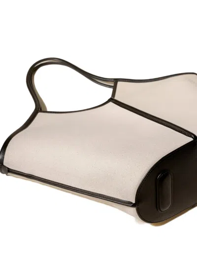 Hereu Callela Cotton Shoulder Bag In Neutral