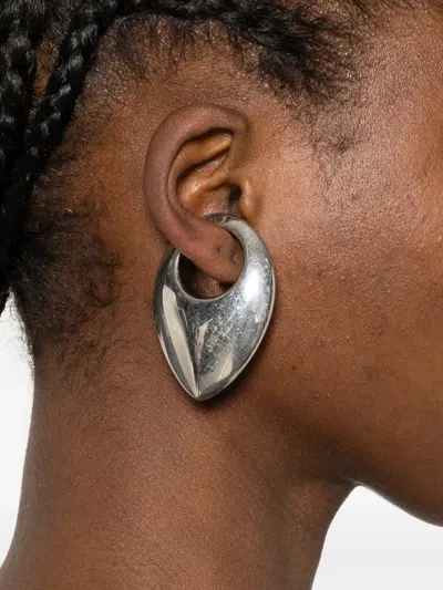 Panconesi Spada Drop Ear Cuff In Silver