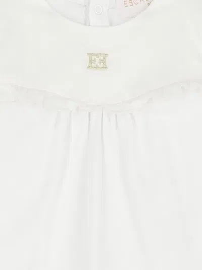 Escada Ruffled Pyjama In White