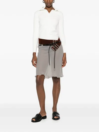 Totême Button-up Cardigan In White