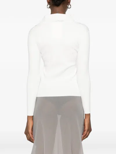 Totême Button-up Cardigan In White